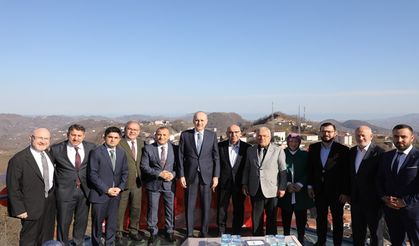 Numan Kurtulmuş seyir terası ve sosyal tesis açtı
