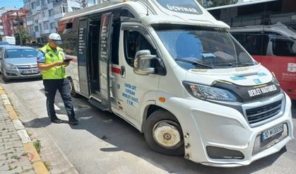 Klimasını açmayan minibüslere ceza yağdı
