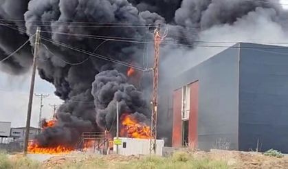 Tekirdağ'da kimya fabrikası yanıyor!
