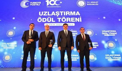 Osmaniye Cumhuriyet Başsavcısı Arısoy’a, “Uzlaştırma” ödülü