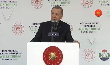 Erdoğan memleketi Rize'den dünyaya mesaj verdi...