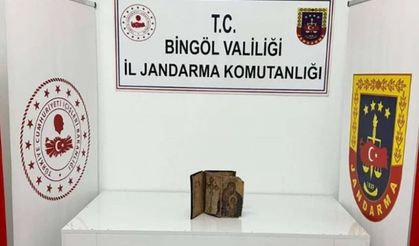 Bingöl’de tarihi eser kaçakçılığı operasyonu
