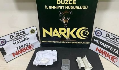 Düzce Anadolu Otoyolu'nda uyuşturucu operasyonu