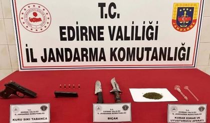 Enez'de kaçakçılık operasyonu
