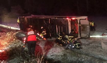 Kastamonu'da otobüs kazası: 6 ölü, 33 yaralı!