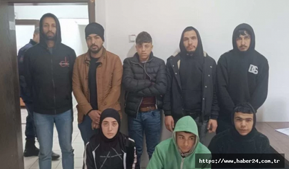 Edirne'de 11 göçmen yakalandı