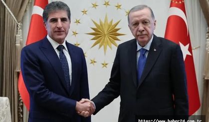 Cumhurbaşkanı Erdoğan Barzani ile görüştü