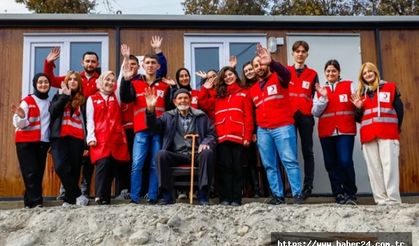 Kızılay desteğiyle yeni yuvasına kavuştu