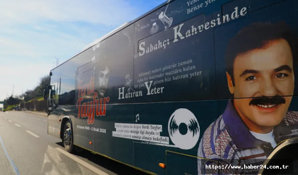 İETT'den Ferdi Tayfur otobüsü