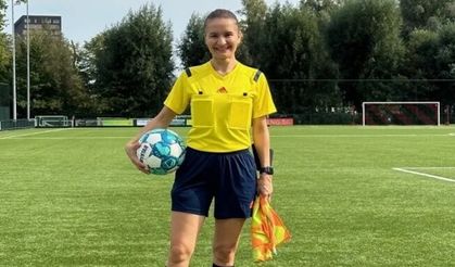 FIFA kokartlı kadın hakem Türkiye'de ilke imza attı
