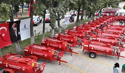 İzmir'de afetlere karşı Orman köylerine 125 su tankeri