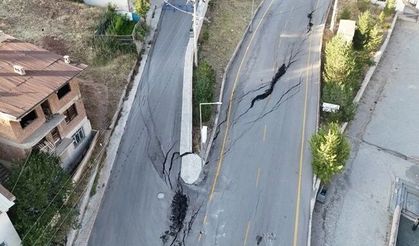 Erzurum İspir’de heyelan