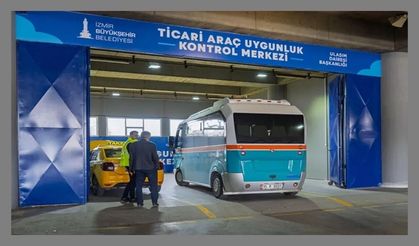 Ticari araçlar bu merkezden detaylı denetleniyor
