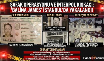MİT VE EMNİYET'TEN DEV OPERASYON: 'BALİNA JAMES' YAKALANDI!