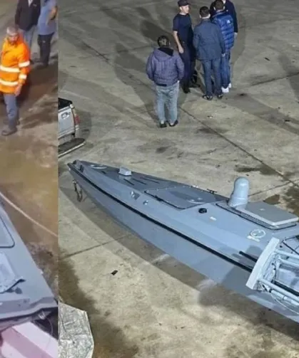 Trabzon'da balıkçıların ağlarına insansız deniz aracı takıldı!