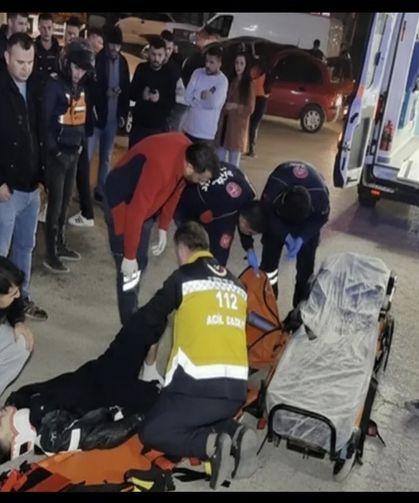 Aksaray’da otomobil ile motosiklet çarpıştı