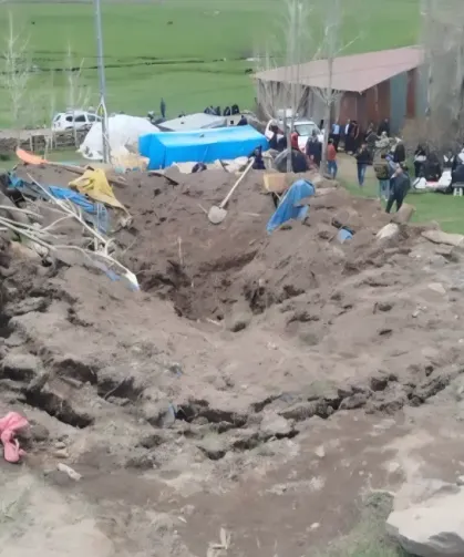 Erzurum’da ahır faciası: göçük altında kalan kadın hayatını kaybetti