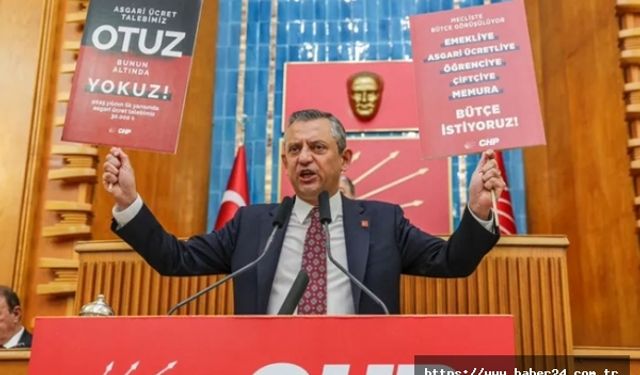 CHP'li Özel'den '30 bin TL' mücadelesi