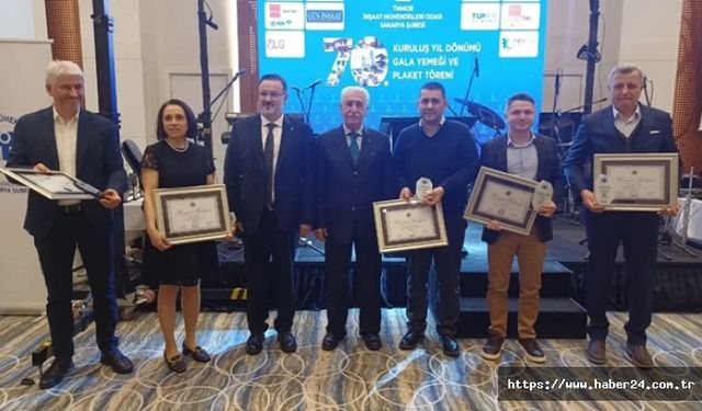 İnşaat Mühendisleri Odası Sakarya Şubesi 70. yılını coşkuyla kutladı