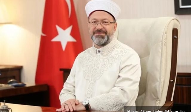 Diyanet İşleri Başkanı Erbaş'tan üç aylar mesajı