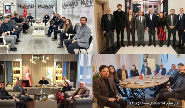Serdivan Kızılay İlçe Başkanı Ercan Garlı ve Yönetimi protokol ziyaretlerinde bulundu