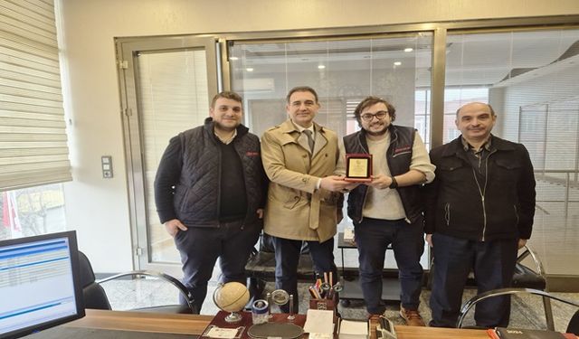 Gebze MTAL'den Opaş'a teşekkür ziyareti