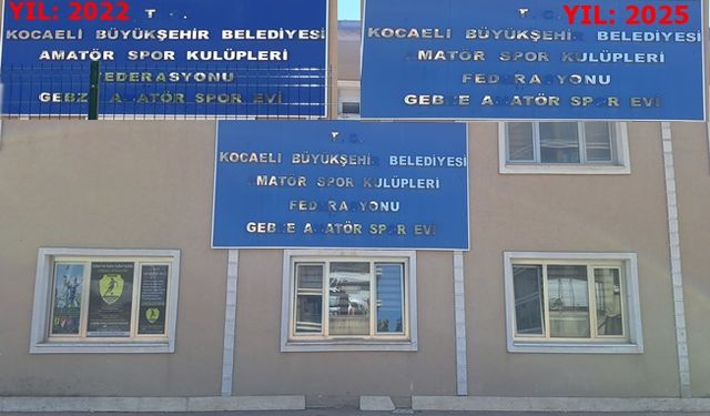 Gebze'de yıllardır bu tabelayı gören yok mu?