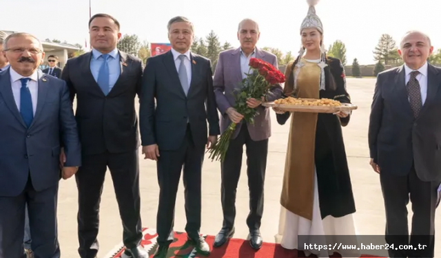 TBMM Başkanı Kurtulmuş Kırgızistan'da