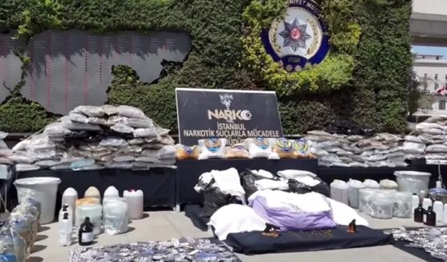 İstanbul'da zehir tacirlerine büyük darbe!