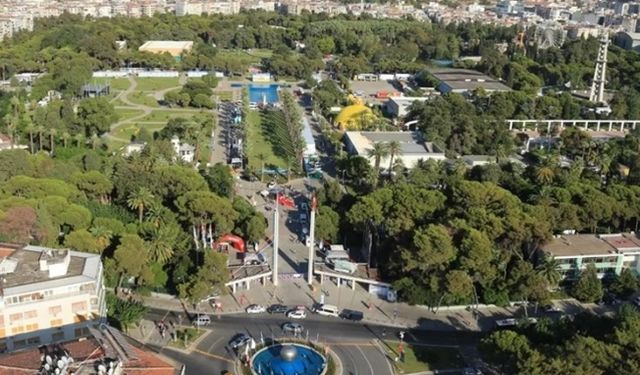 İzmir Kültürpark'ta yeşil alanlar artıyor