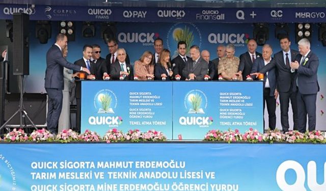 Quick Sigorta’dan Nurdağı’na Tarımın ve Eğitimin Geleceğini İnşa Eden Dev Adım
