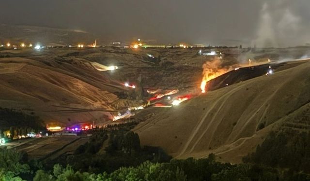 Ankara Eymir Gölü’nde havai fişek yangını: 2 kişi gözaltında