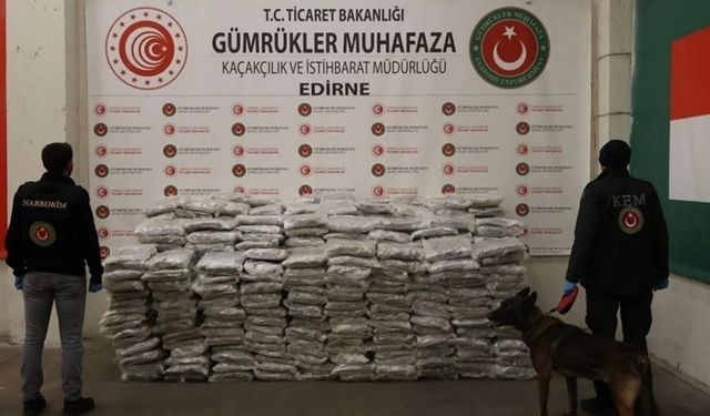 Kapıkule ve İpsala’da 524 kilo uyuşturucu yakalandı!