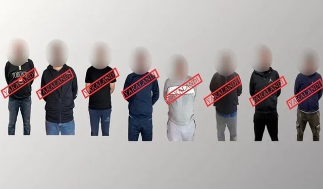 Kırmızı bültenle aranan 6 suçlu ve 2 ulusal kaçak yakalandı