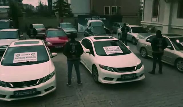 "Change araç" şebekelerine darbe! 9 ayda 407 gözaltı