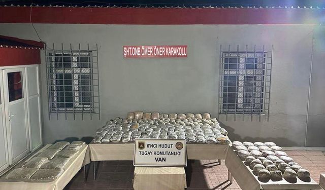 Van Hudut Hattında 117 Kilo Uyuşturucu Ele Geçirildi