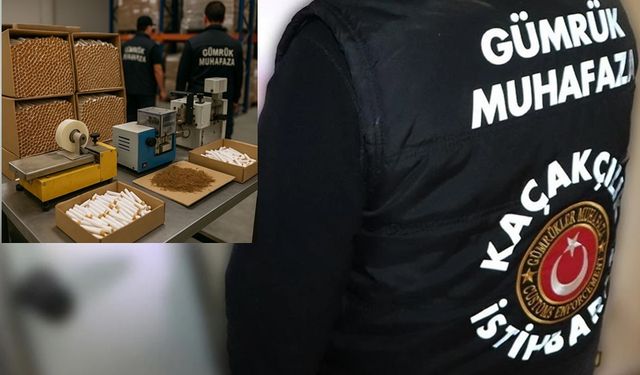 51 milyon kaçak makaron ele geçirildi!