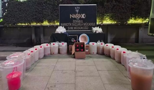 İstanbul’da uyuşturucu operasyonu: 178 kilo metamfetamin ele geçirildi