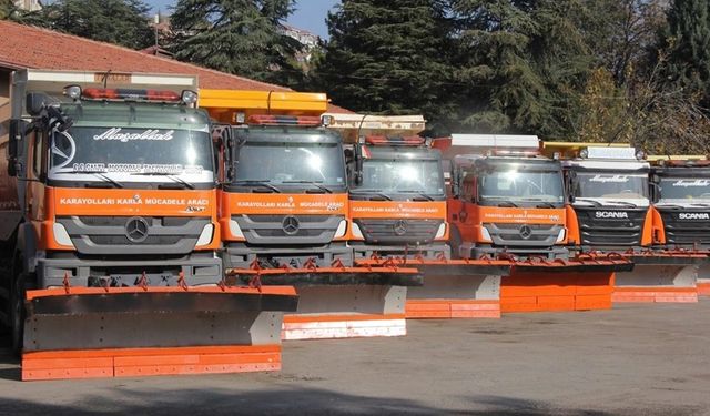 Karayolları Beypazarı 43. Şube Şefliği Kış sezonunu başlattı