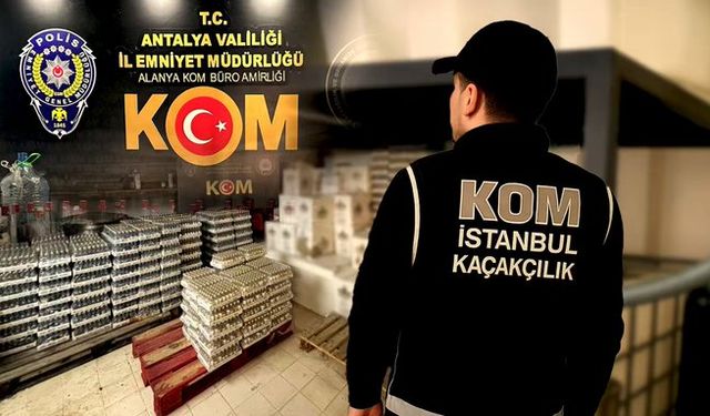 81 ilde kaçak ve sahte alkol operasyonu: 179 şüpheliye adli işlem