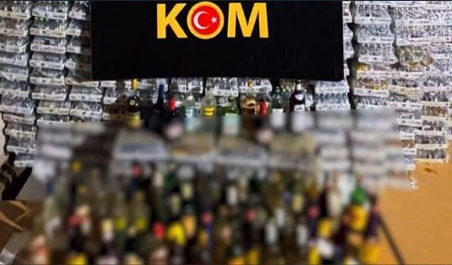 81 ilde sahte ve kaçak içki operasyonu: 169 şüpheliye işlem