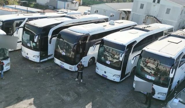 6 ilde “change otobüs” operasyonu: 27 kişilik şebeke çökertildi