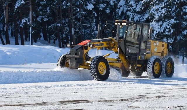 Yoğun kar nedeniyle 1117 yol ulaşıma kapandı