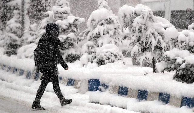Meteoroloji'den 16 il için kuvvetli kar yağışı uyarısı