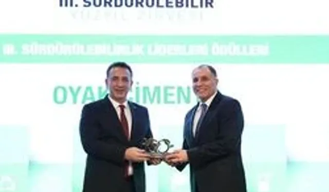 OYAK Çimento’ya “Sürdürülebilirlik Liderleri” Ödülü