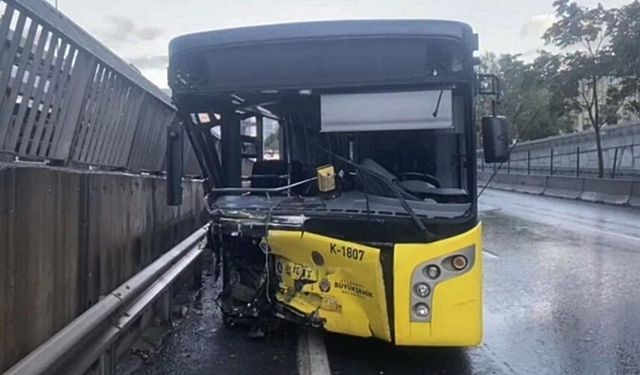 Beykoz’da iki İETT otobüsü çarpıştı: 7 yaralı