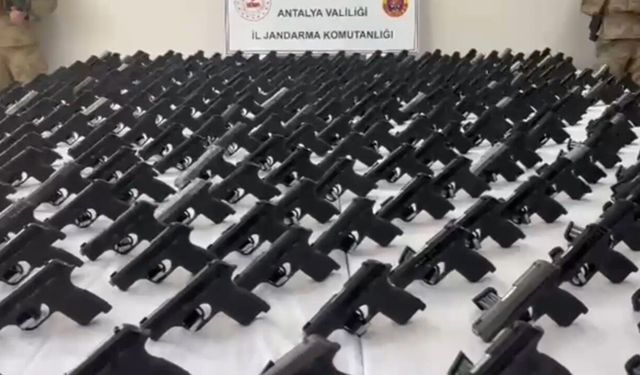 Antalya’da Dev Silah Operasyonu