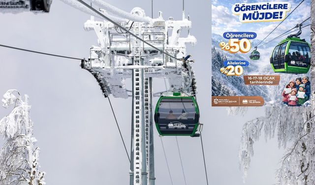 Yarıyıl tatilinin keyfi Kartepe Teleferik’te çıkacak