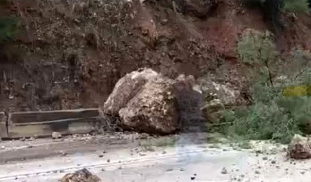 Ordu’da heyelan: İstinat duvarı çöktü, yol trafiğe kapatıldı