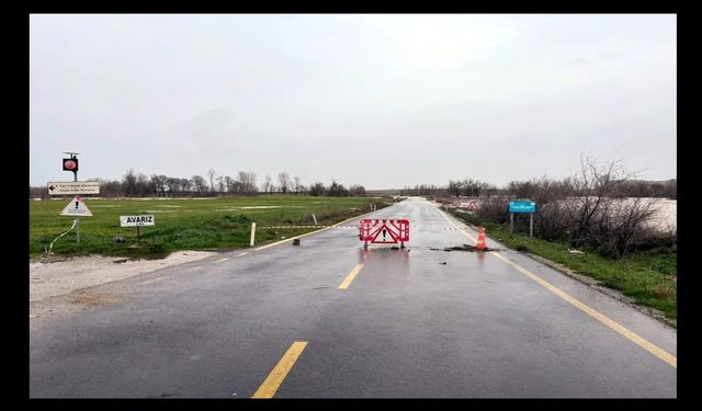 Edirne’de Tunca Köprüsü Trafiğe Kapatıldı!